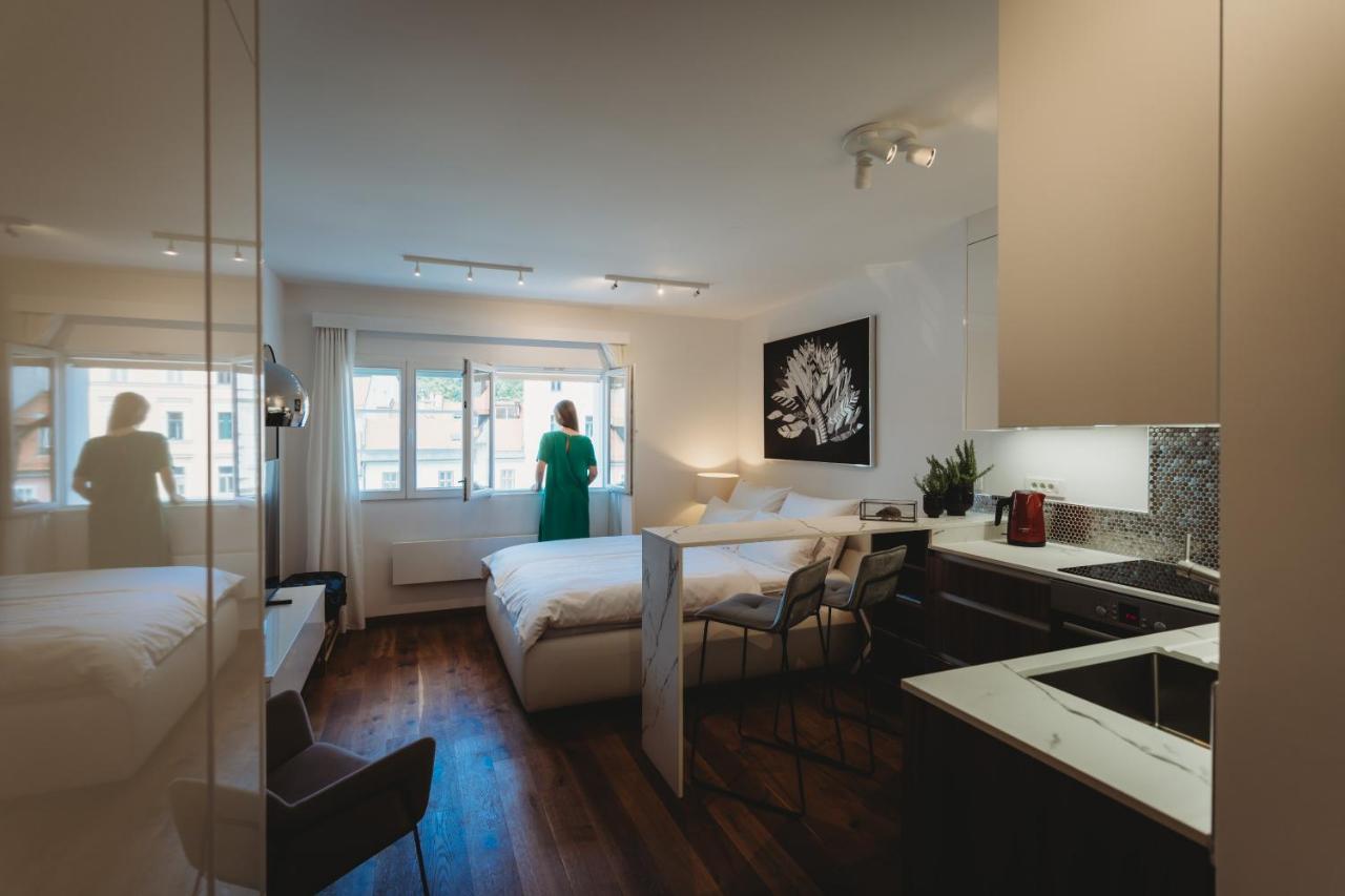 Romantic Jump Studio Overlooking River, Free Parking Liubliana Exterior foto