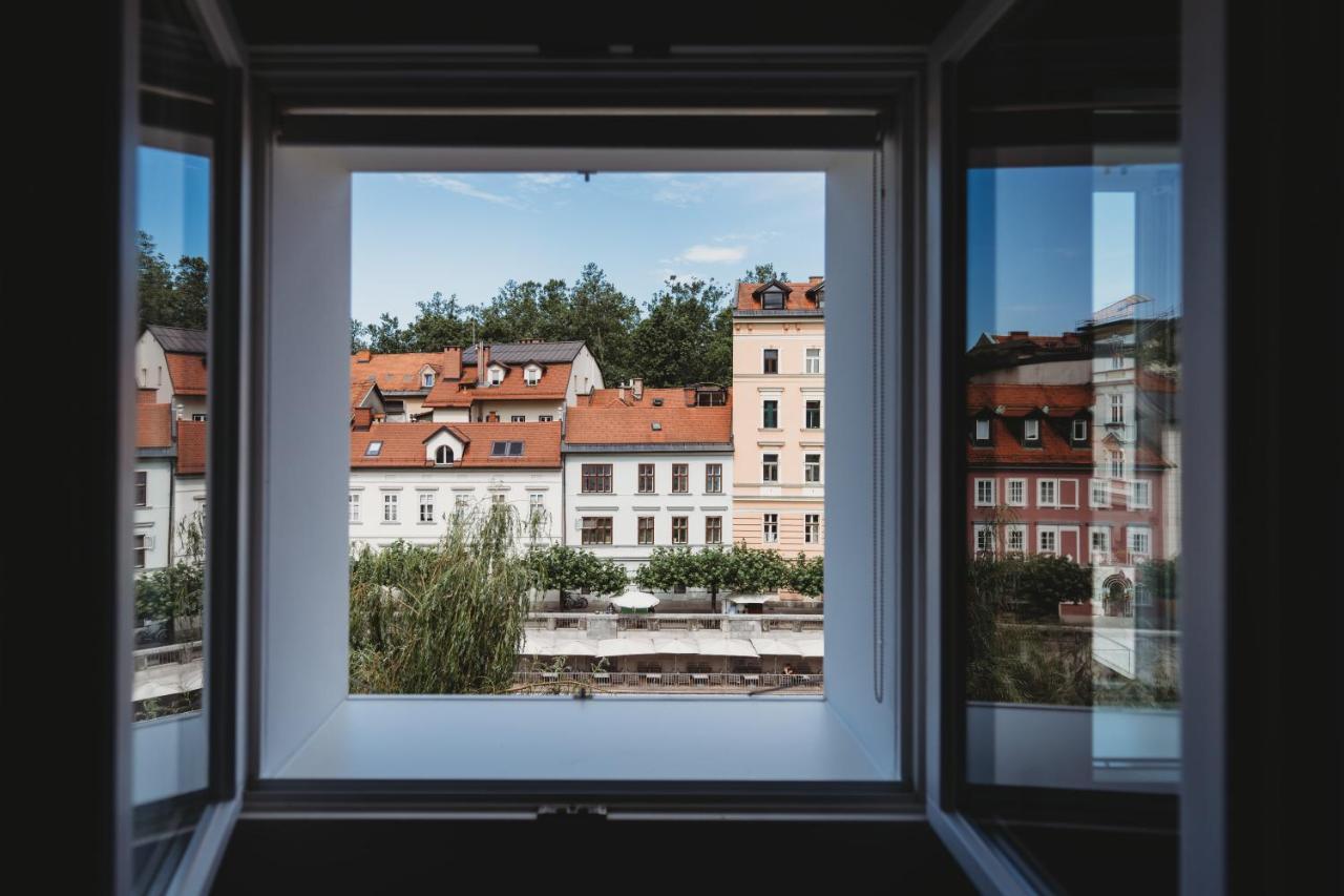 Romantic Jump Studio Overlooking River, Free Parking Liubliana Exterior foto